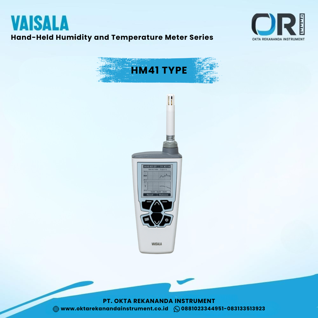 Vaisala HM40 Series (HM41) Humidity and Temperature Meter 14 to 140°F (-10 to 60°C)
