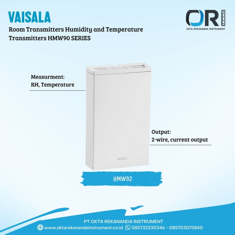 VAISALA HMW92 (Room Transmitters and Humidity HMW90 Series)